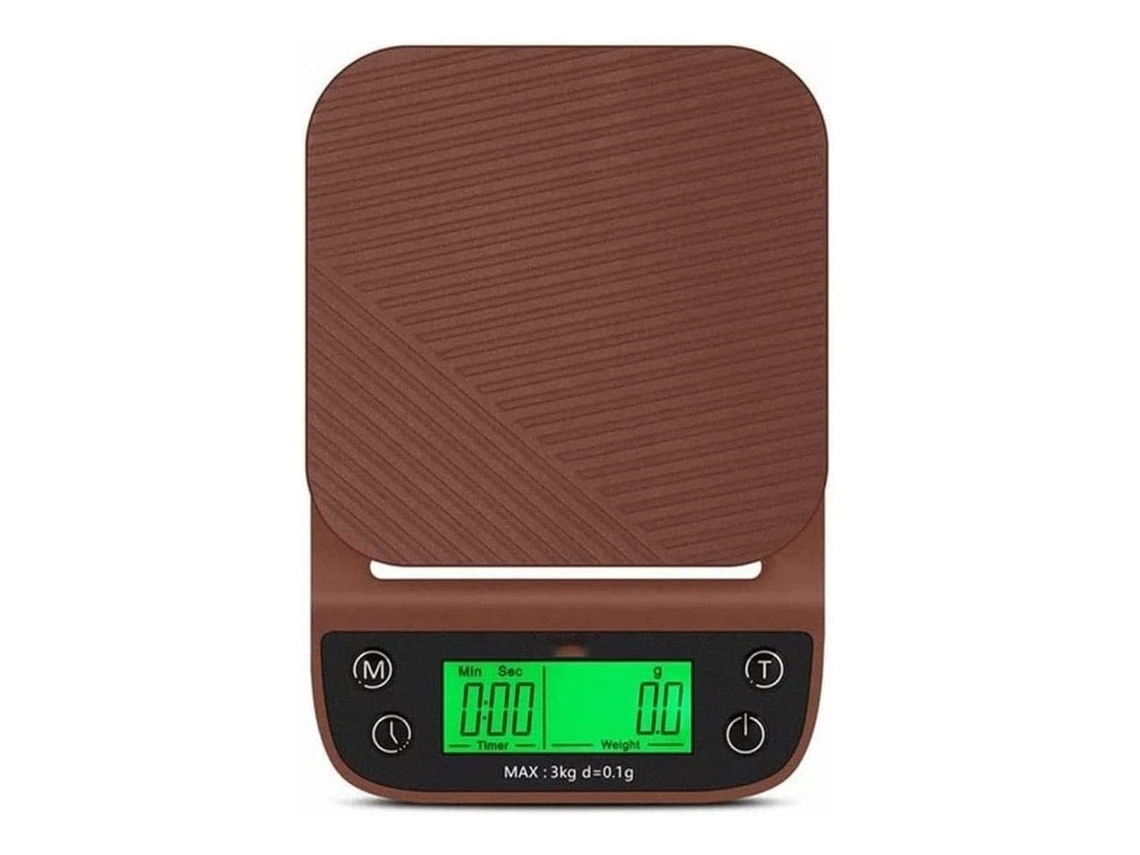 TRUYUETY Balança De Café Com Timer Multifuncional Lcd