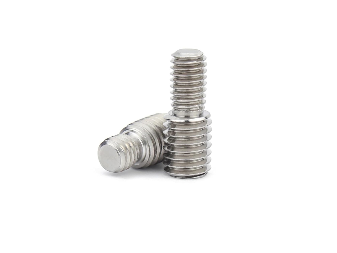 1 5 peças adaptador de aço inoxidável 304 m3 m4 m5 m6 m8 m12 m14 m16 macho parafuso transferência cabeça dupla cor