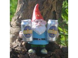 Decoração Jardim Bonecos Anão Cerveja Resina Estátuas Gnomos
