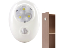 Lâmpada Led Com Sensor De Movimento, Luz Noturna Parede Por Indução