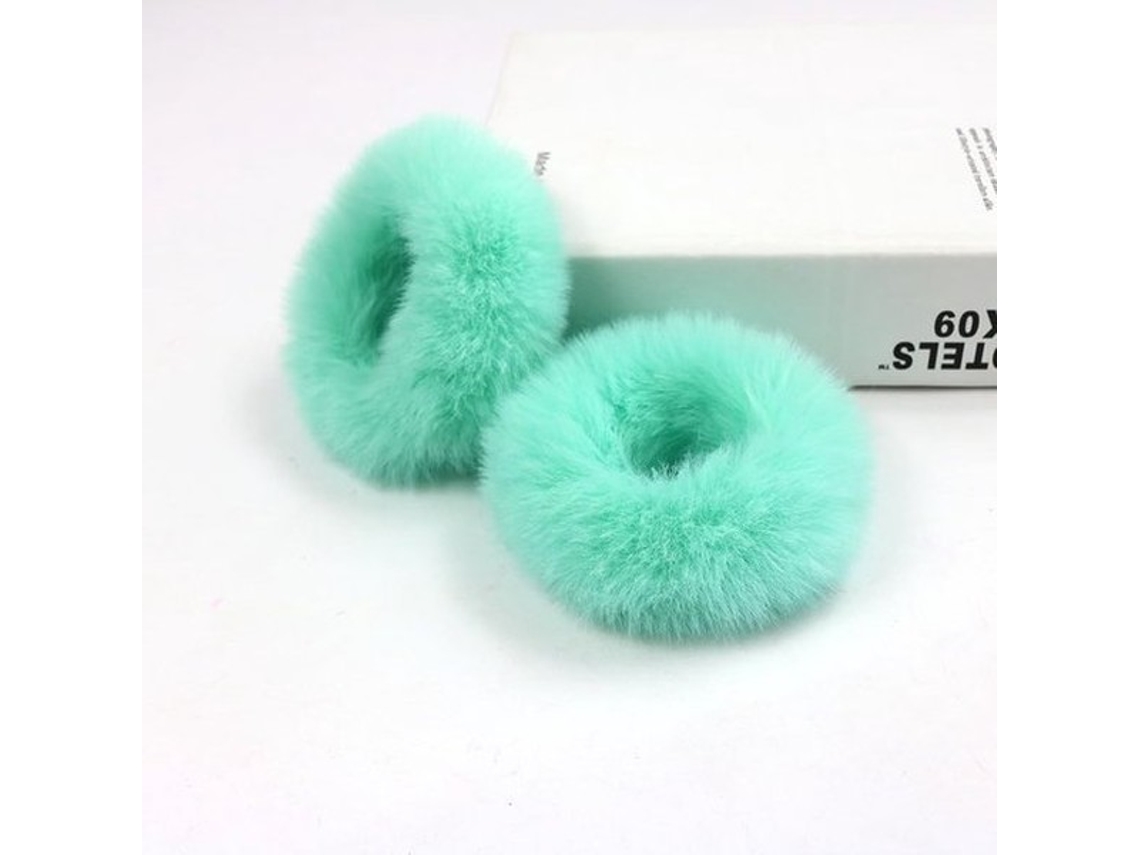 Conjunto De 10 Acessórios De Cabelo Em Pluma Em Verde