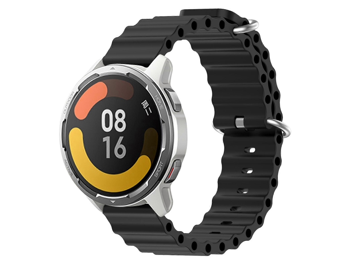 Pulseira De Silicone Sólida Estilo Oceano Para Xiaomi Mi Watch Color 2 22mm