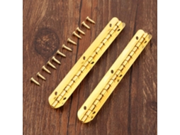 Dobradiças Antigas Decorativas Em Bronze Para Caixas De Madeira,