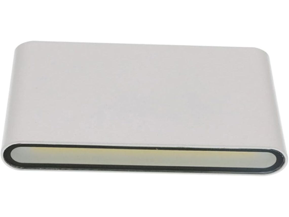 Luminária De Parede Led De 12w, Em Alumínio, Branca, Luz Quente, Para Ambientes Internos E Externos, Gokoco