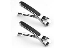 Pinza Para Pratos Aço Inoxidável 304 Anti-calor 2 Peças Para Forno Airfryer Panelas Pratos