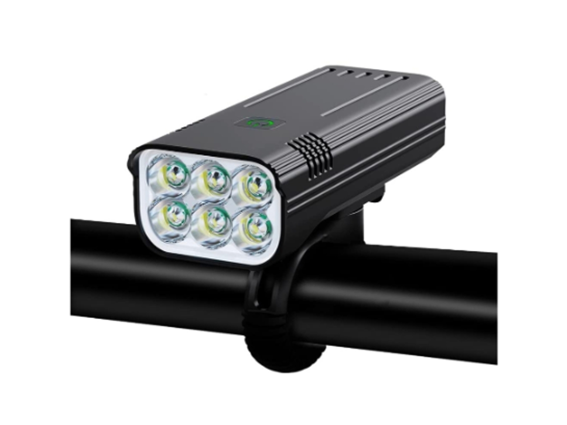 Conjunto Luz Bicicleta 3600lumens Preto Yizhood