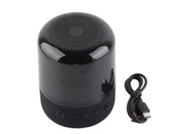 Relógio Despertador Bluetooth Com Tela De Espelho