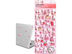 Adesivos 3d, Adesivos Fofos De Coelhinho, Adesivos 3d De Coelho Rosa De Desenho Animado Para Scrapbooking, Cadernos, Agendas, Diários Gokoco