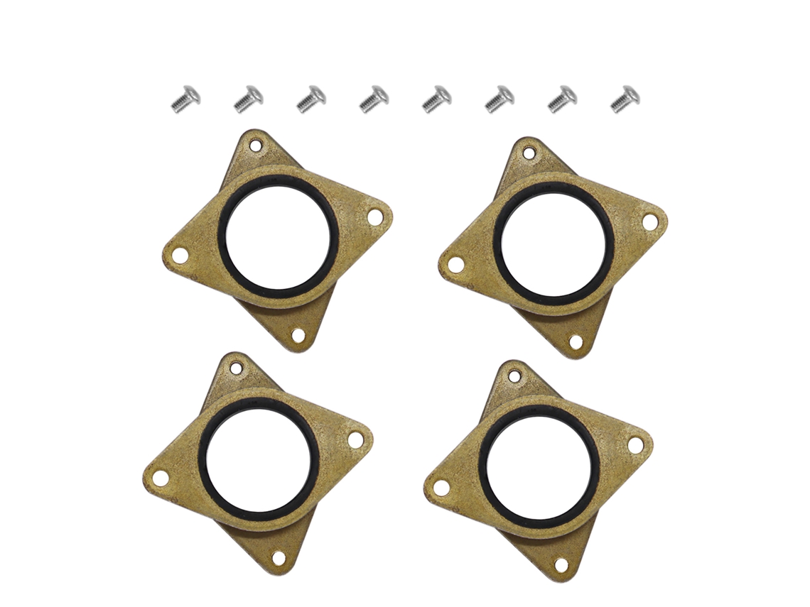 4pcs Amortecedor De Vibração Motor Passo Nema 17 Com Parafusos M3 Para Ender 3 Cr-10 Impressora 3d