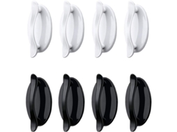 8 Mango Adhesivo Instantáneo Sin Perforar, Mango Fuerte De Abs Para Puertas, Neveras, Cajones Y Armarios