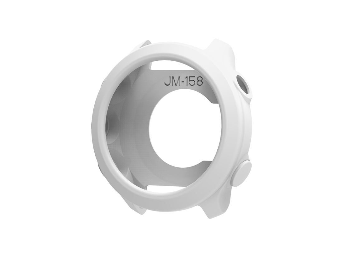 Capa Protetora de Silicone para Garmin Forerunner 158/55 Branco PANOONA