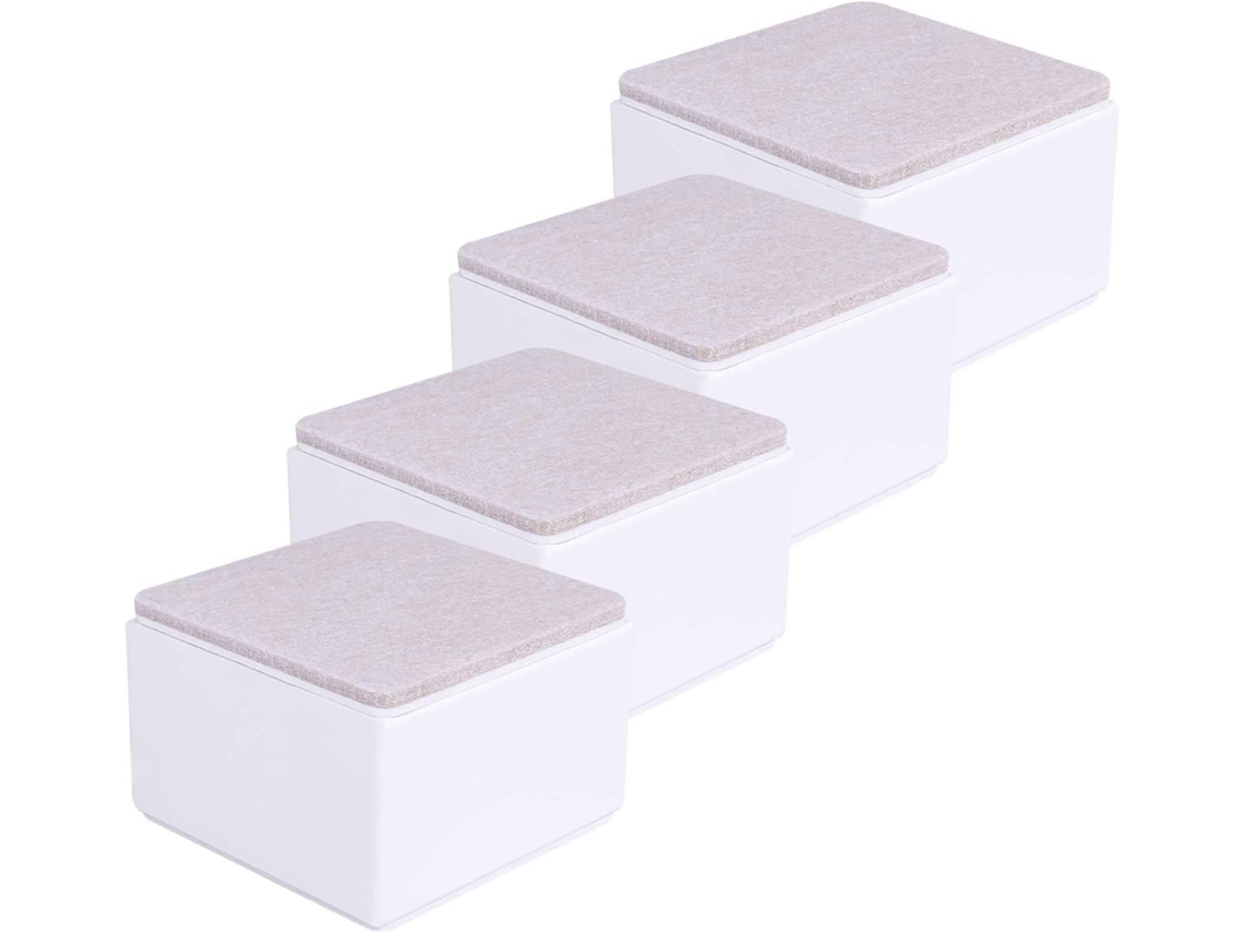 Elevador De Móveis De Aço Carbono 1,96 3,15 Elevador De Móveis Para Móveis Com Altura De 1,96 Quadrado Branco Slowmoose
