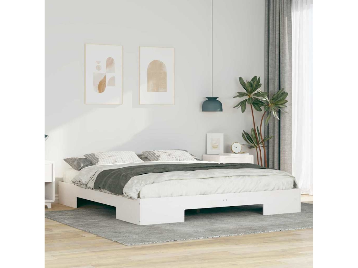 Vidaxl Estrutura Da Cama Branco 180 X 200 Cm