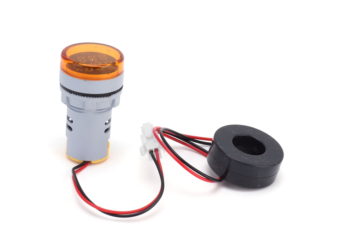 Laxiscreed Dispositivo De Sinal De Corrente Com Display Para 60-500v Ac, Compatível Com Várias Tensões