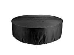 Capa Para Mesa De Jardim Redonda 230x110cm,impermeável E Resistente,proteção Uv E Antipoeira Para Móveis De Terraço E Cadeiras Btforus
