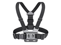 Correa De Pecho Para Cámara De Acción Ajustable Con Soportes De Plástico Y Metal Para Ciclismo Al Aire Libre