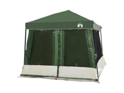 Conjunto 2 Barraca De Camping Vidaxl Verde Tafetá (534 X 291 X 251 Cm)