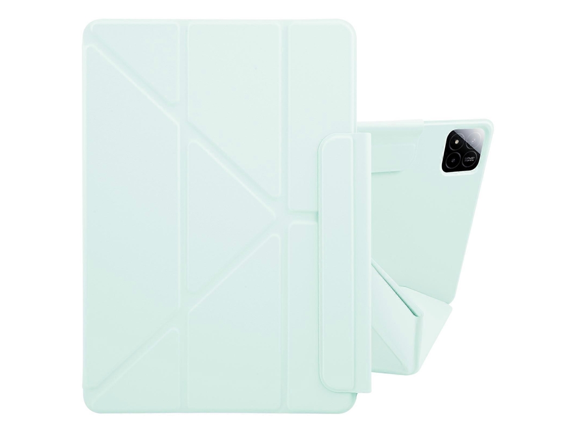 Capa de couro Webake para tablet com deformação magnética e fivela fixa