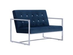 Armchair, Armchairs Vidaxl Azul Tecido (n/a)