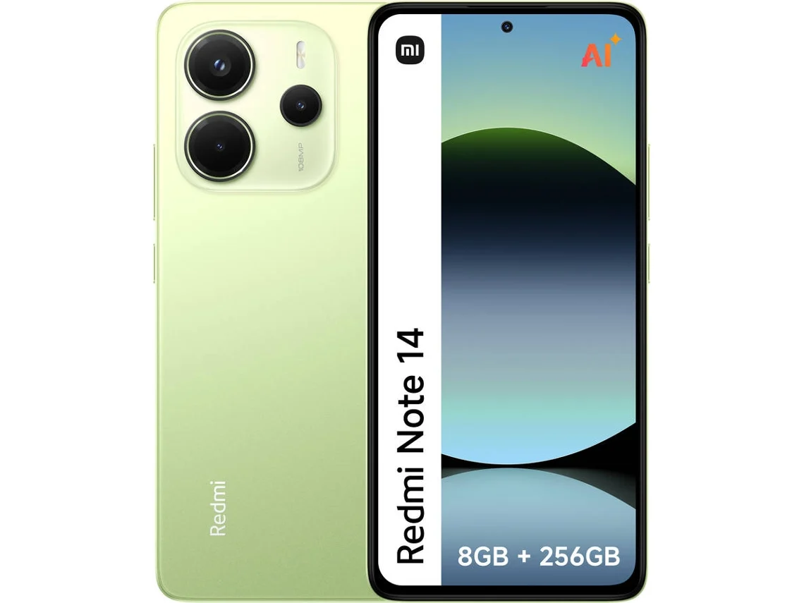 Smartphone XIAOMI Redmi Note 14 (6,67'' - 8 GB - 256 GB - Verde)