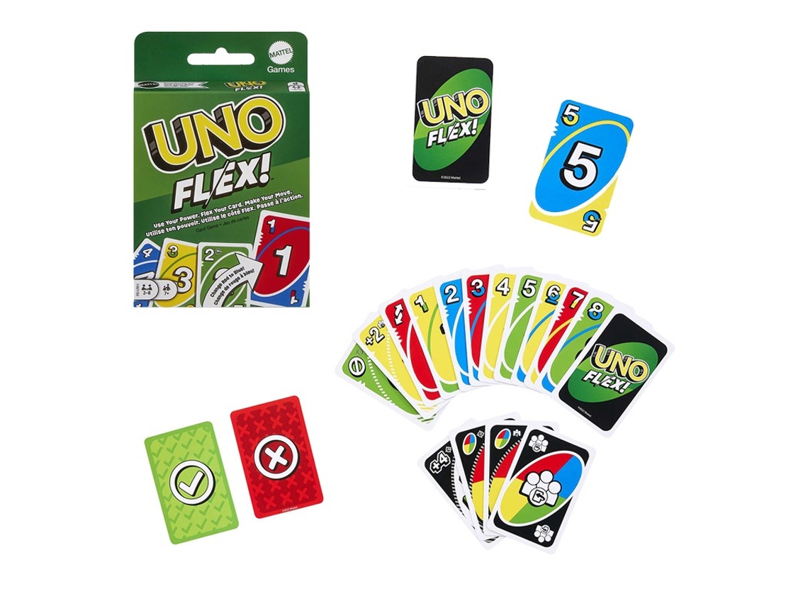 Uno Flex Jogo De Cartas - Mattel HMY99 - Arco-Íris Toys