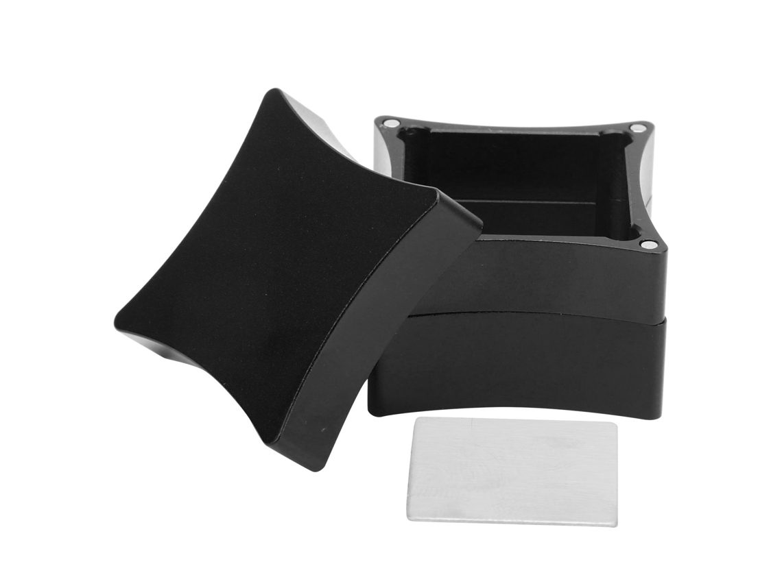 Urbannova-suporte De Giz De Alumínio Com Ímã Para Sinuca Preto 3cm