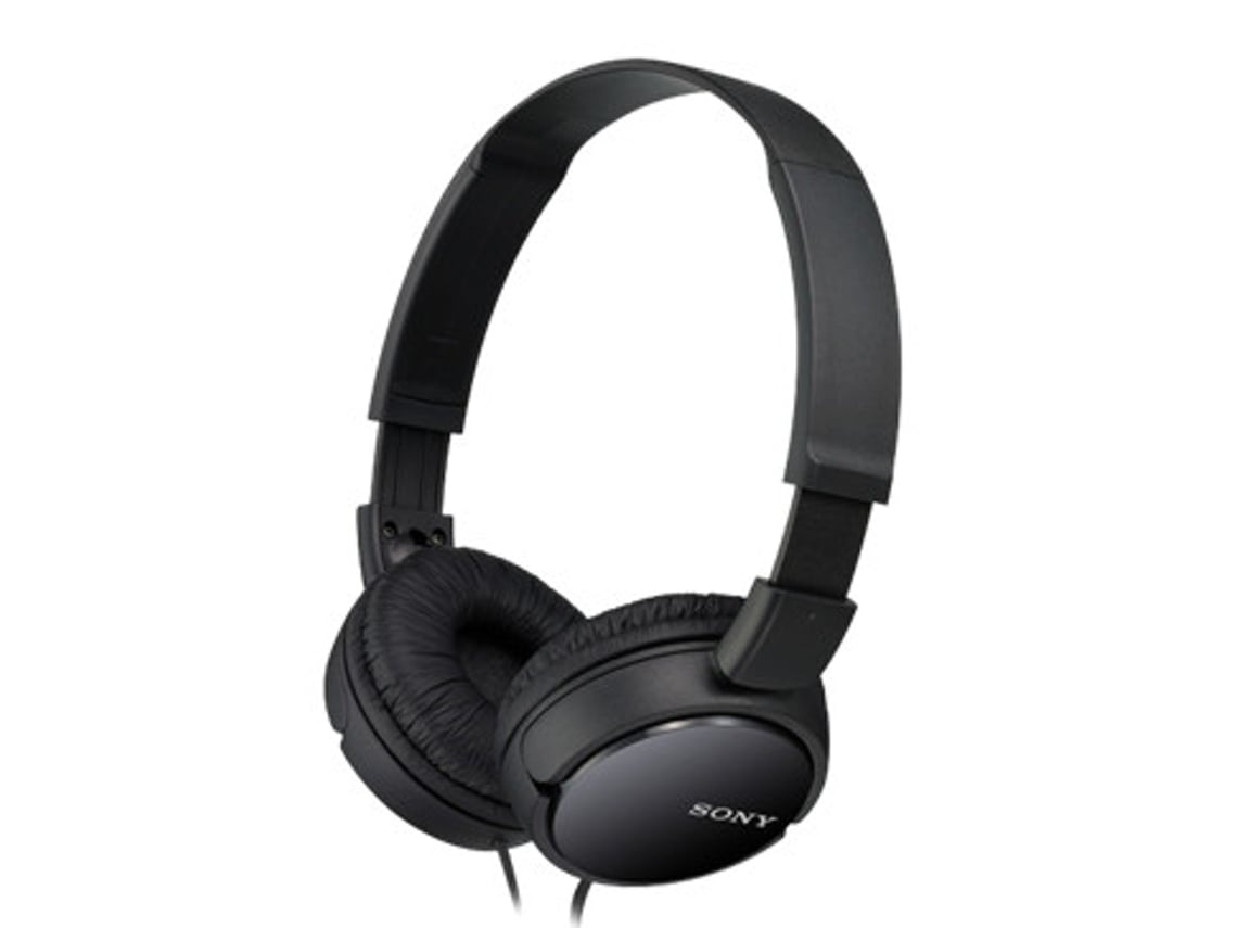Auscultadores com Fio SONY Mdr-Zx110Ap (On Ear - Microfone - Preto