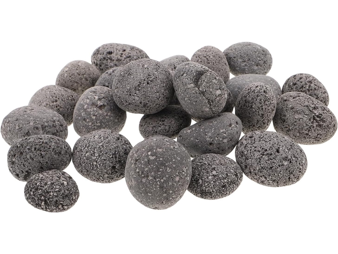 Pedras de Lava Inoomp para Sauna, 1 Kg, 2 3 Cm, Vulcânicas Naturais, para Fogões de Sauna e Acessórios para Banho de CHABERLU