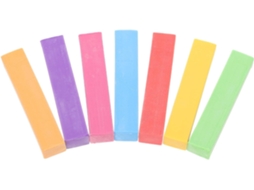 Conjunto de 7 Borrachas Retangulares Coloridas para Estudantes, para Escritório CHABERLU