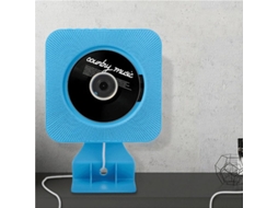 Leitor Cd Portátil Em Inglês Com Interruptor De Cordão, Rádio Fm, Reprodução De Pen Drive/cartão Sd - Ideal