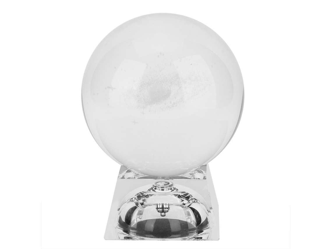 Laxiscreed Bola De Cristal Com Base Luminosa 100mm Para Fotografia E Decoração