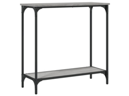 Console Table, Console Tables Vidaxl Cinzeto Madeira Processada (n/a)