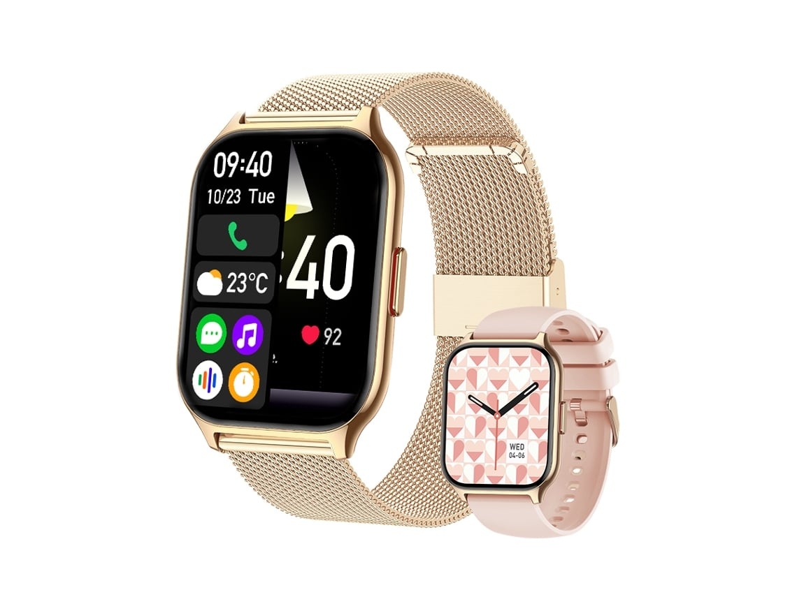 Smartwatch YEMAESRE P95 2.1 Polegadas Tft 24 Modos Esportivos Feminino Rosa