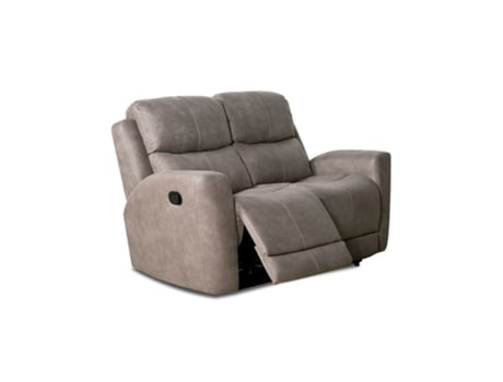 Sofá Relax 2 Plazas Ice Duehome Ancho Beige Chocolate O Marengo