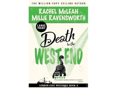 Livro Death in the West End de Rachel Mclean e Millie Ravensworth (Inglês)
