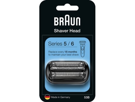 Lâmina de Máquina de Barbear BRAUN 53 B Serie 5 e 6