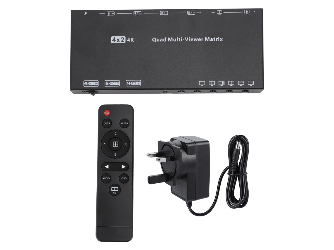 Switch Hdmi 4k 30hz LAXISCREED com Controle Remoto