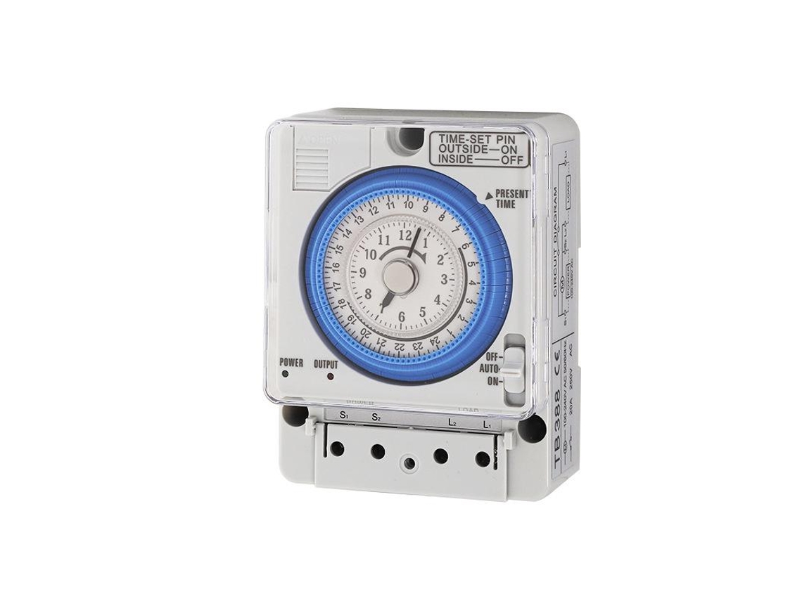 Temporizador Mecânico 250vac 16a 24 Horas,universal Analógico Btforus