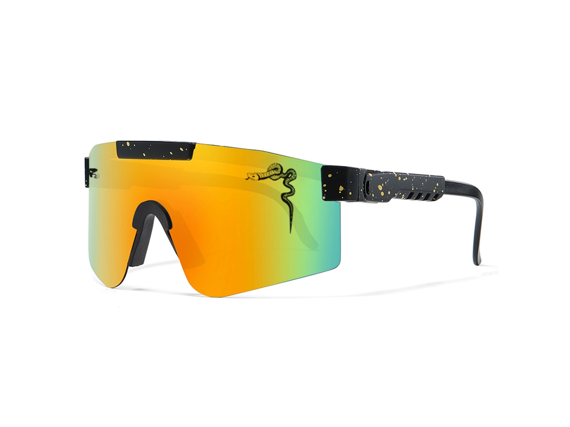 Óculos de sol unissex para ciclismo com proteção UV400 e lentes de polímero à prova de vento. MDUG (modelo 23)