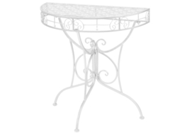 Side Table, Side Tables Vidaxl Prateado Metal (n/a)