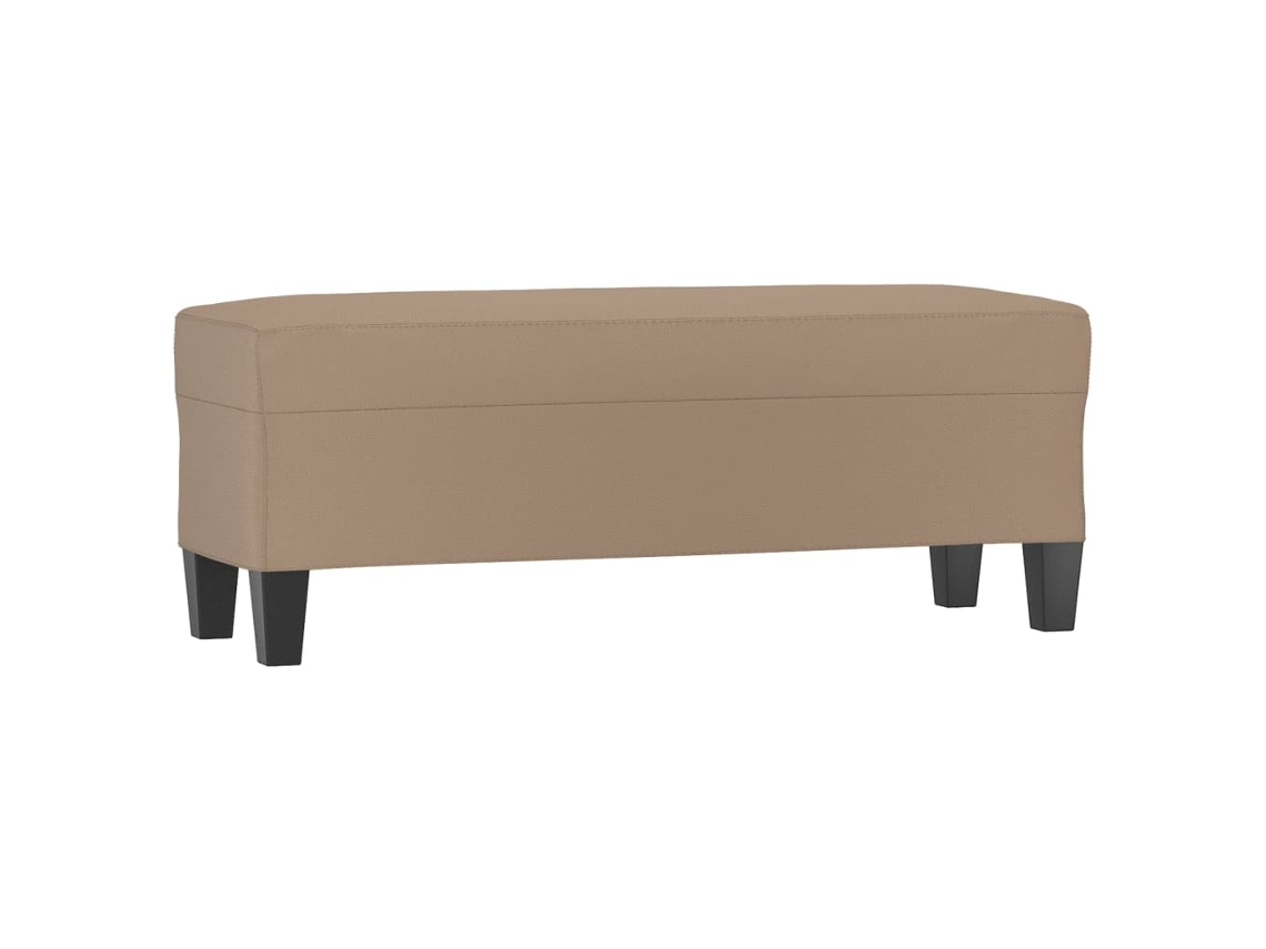 Bench, Benches Vidaxl Marrom Couro Artificial (100 X 35 X 41 Cm)