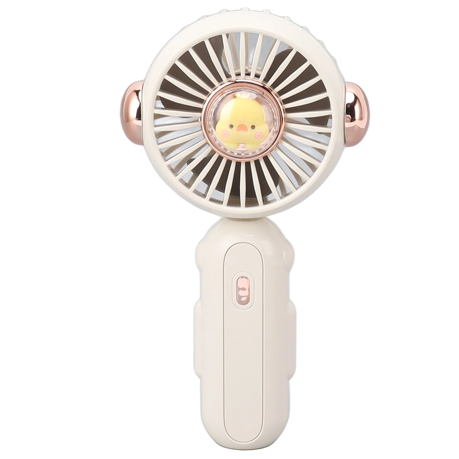 Mini Ventilador Dobrável, Fofo e Leve, com Potência Ajustável de 900mah. MDUG (branco)