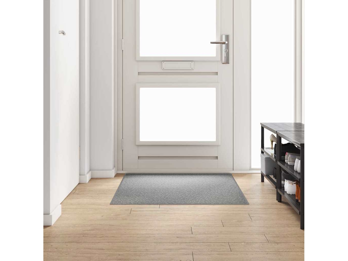 Vidaxl Runner De Carpete Cinzento-claro 100 X 150 Cm