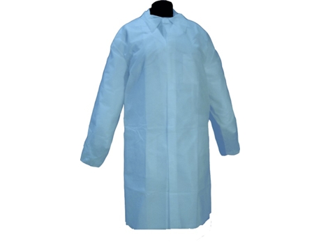 Bata de Propileno 25 Gr Cierre Velcro Azul Talla Xl Pack 50 Uds PROLIMAX