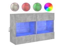 Tv Wall Cabinet, Tv Wall Cabinets Vidaxl Cinzeto Madeira Processada (n/a)