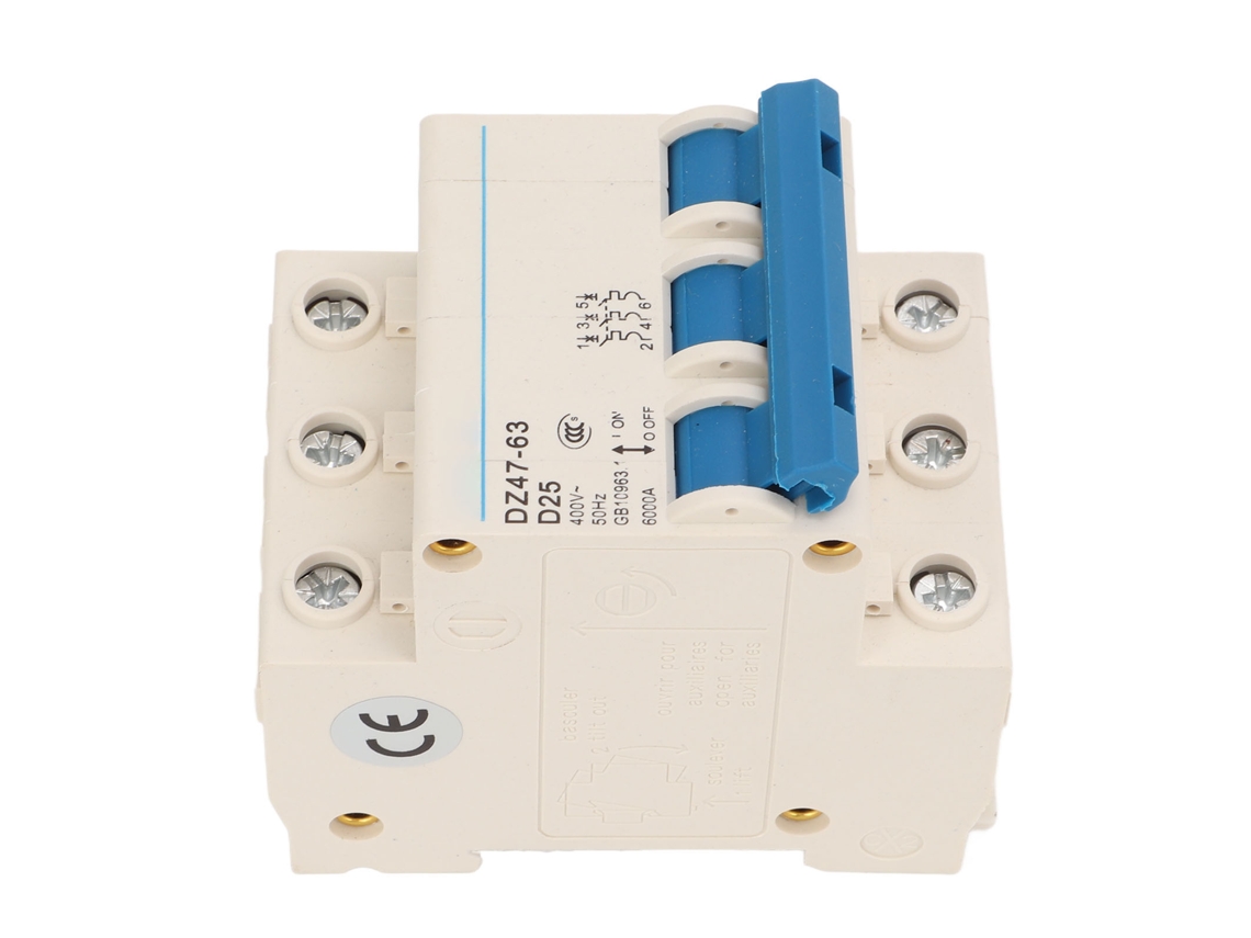 Laxiscreed Disjuntor Diferencial Pequeno Com Carcaça Antichama E Corte Automático De Energia