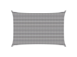 Vidaxl Vela De Sombra 3 X 4 M Hdpe Retangular Antracite E Branco