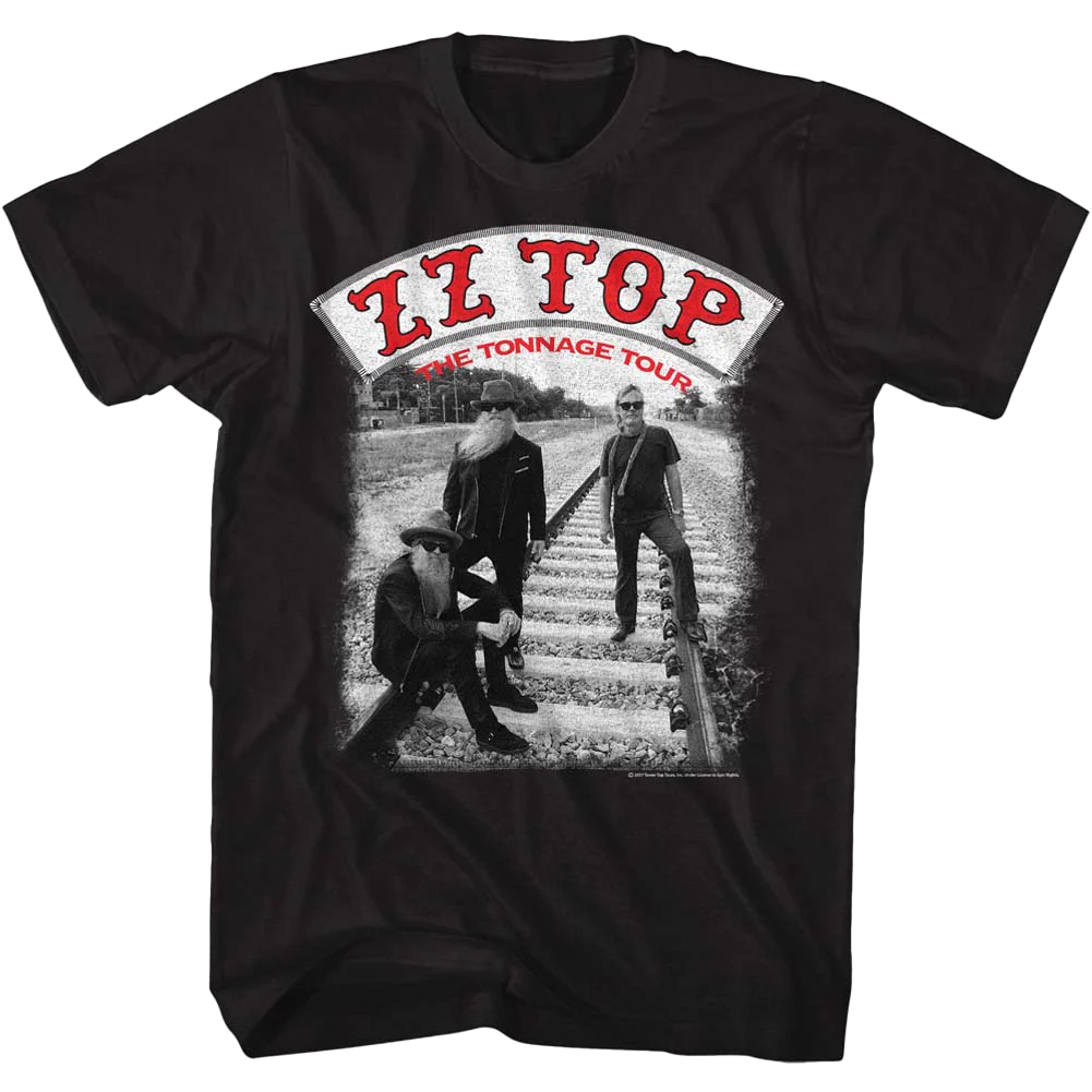Zz Top "tonage Tour" T-shirt Unisex Rockinstone Size:m