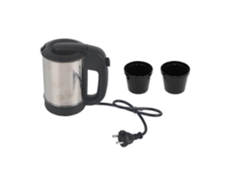Chaleira elétrica Slowmoose Mini 0,5 L, aço inoxidável, desligamento automático, portátil, viagem, UE 220 V QB