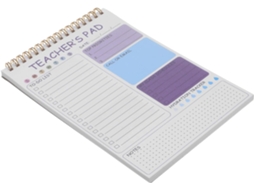 Carnet De Planification Quotidienne For Bureau Et École, Gestion Du Temps, Design Portable En Papier Et Metal